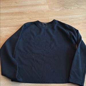 Zara Crewneck Sweatshirt Black